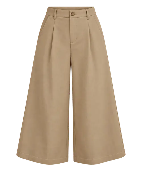 Culottes in tan