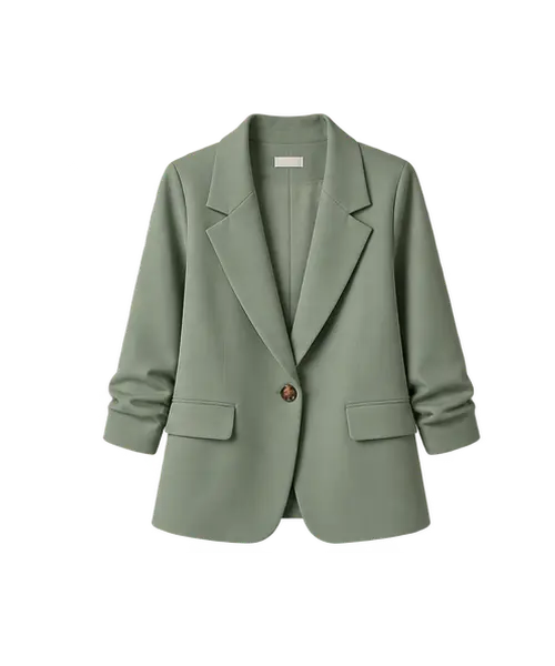 Oversized blazer in sage